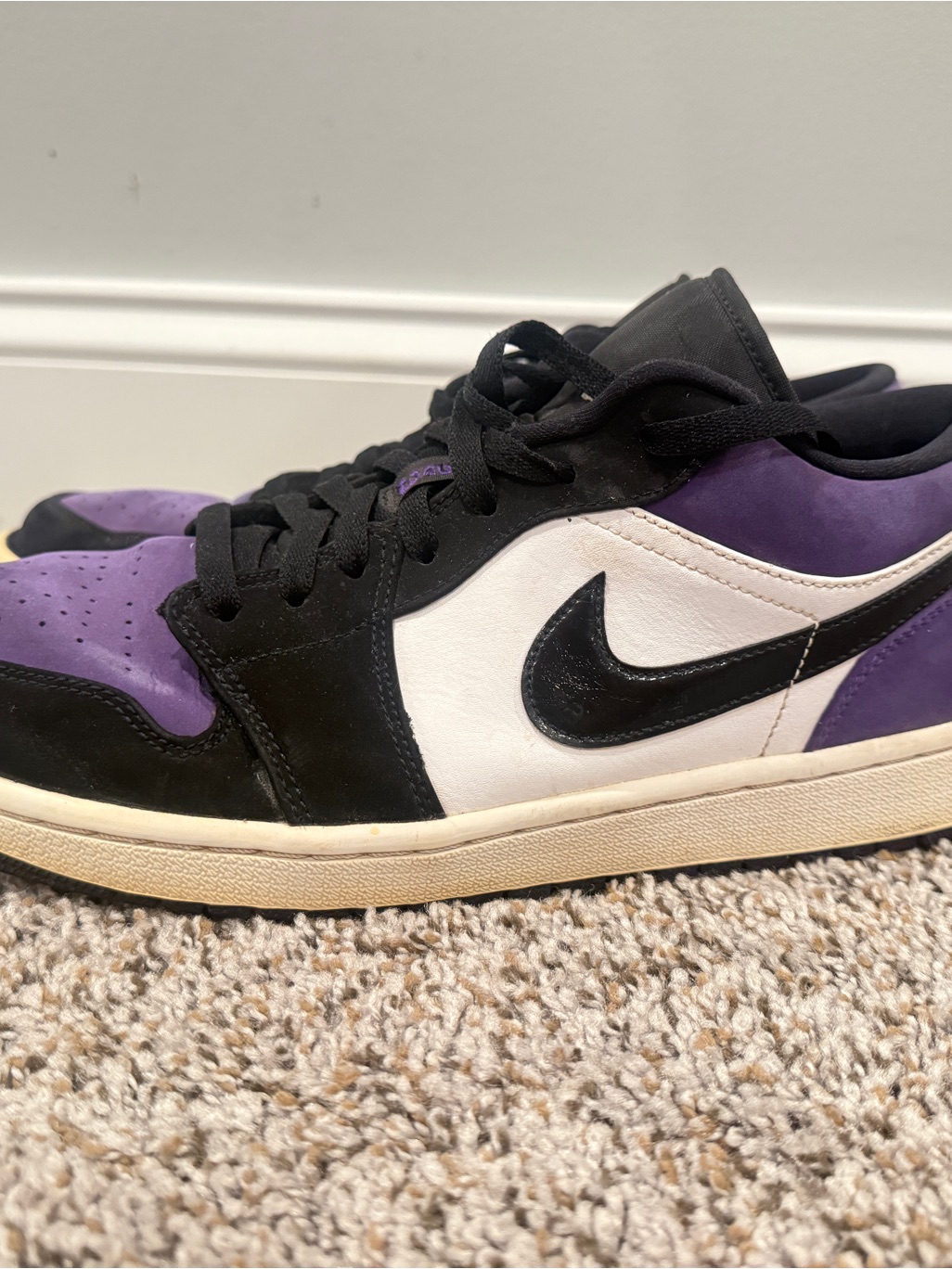 Jordan 1 Lot Court Purple Size 12